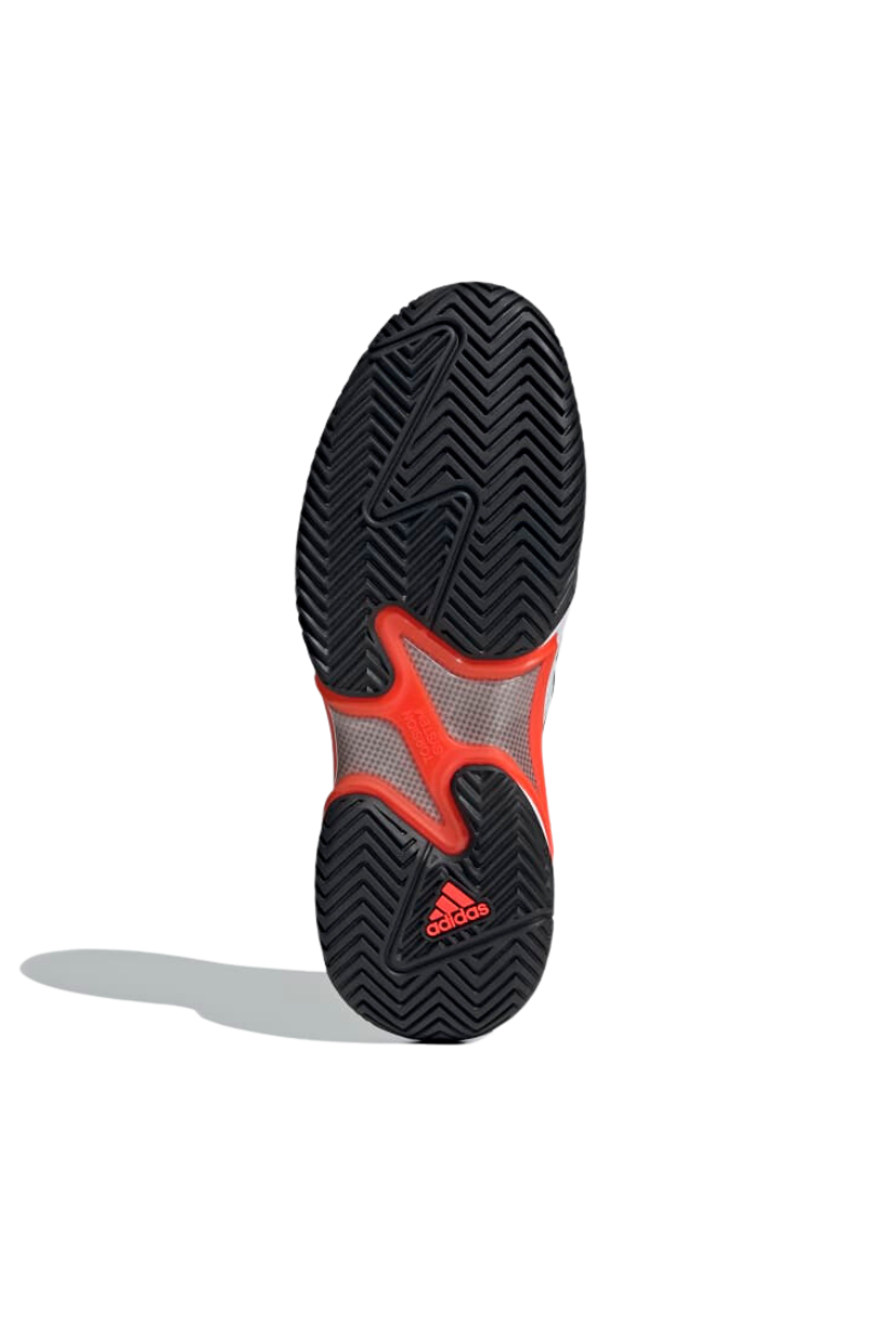 Adidas Barricade - Herre Padel Sko - Hvid / Rød