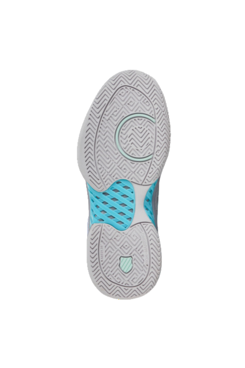K-Swiss Hypercourt Express 2 - Grå/Blå - Dame - Padel sko