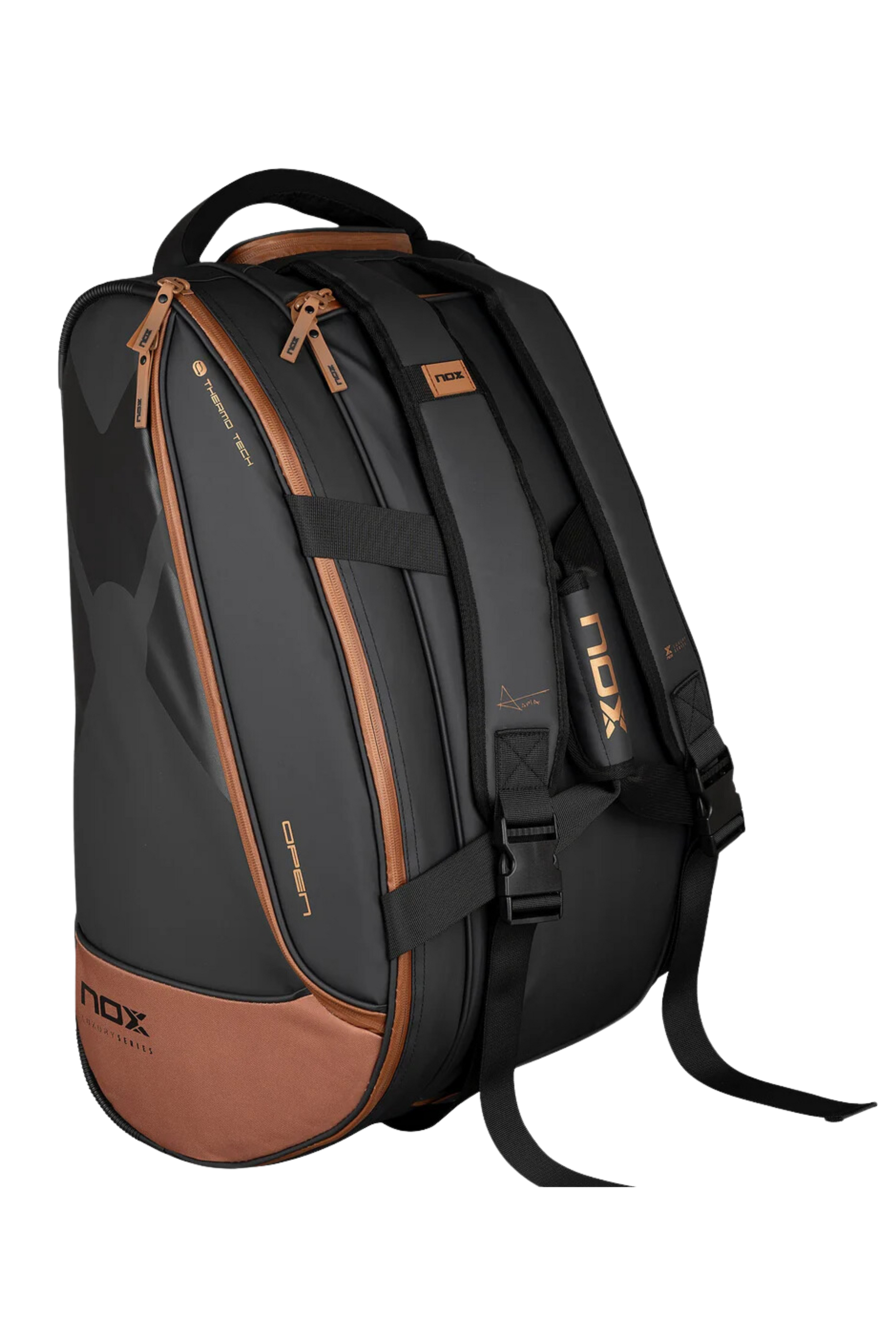 Nox Luxury Open Series padeltaske 2025 Sort / Brun
