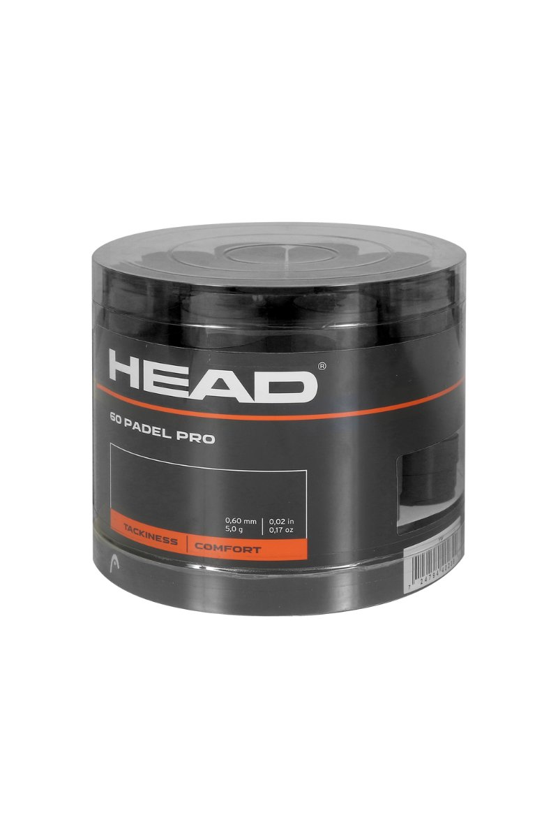 Head Padel Pro Overgrip - 60 Pack - Sort