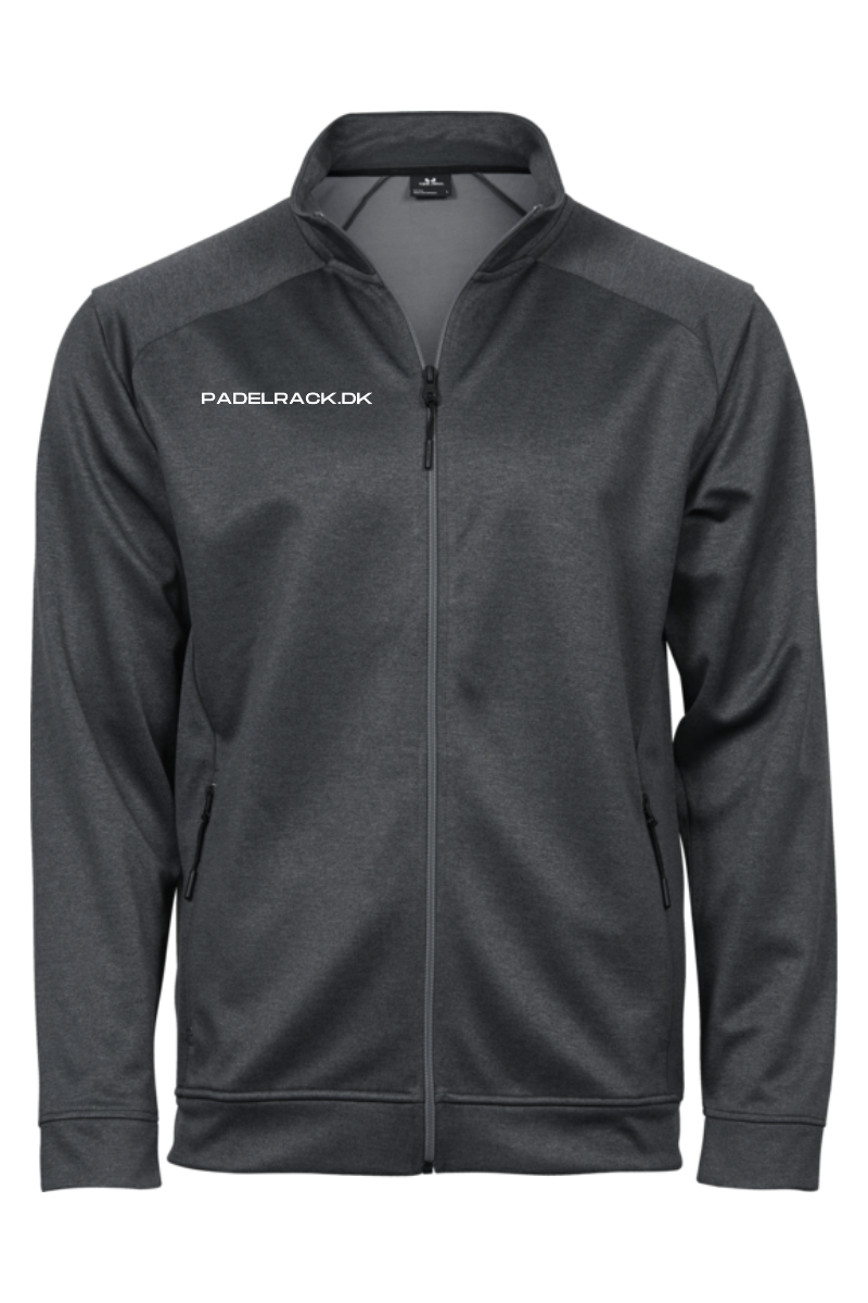 Padelrack Sweatshirt med lynlås - Grå - Padelrack.dk