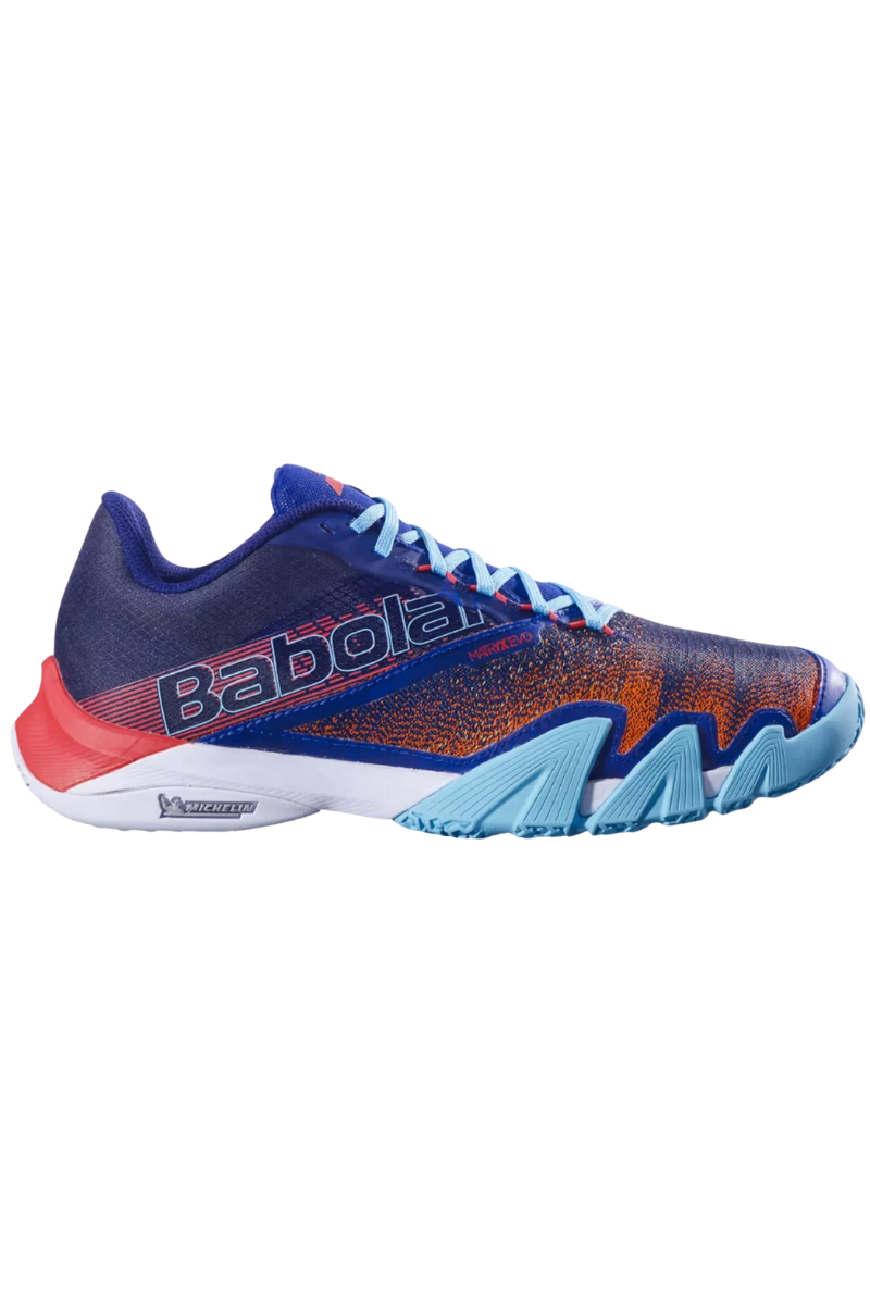 Babolat Jet Premura 2 - Padel Sko - Herre - Navy / Rød -