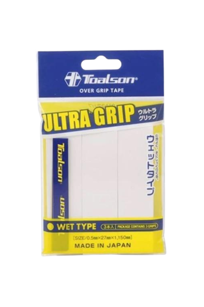 Toalson Ultra Overgrip - 3 Pak - Hvid