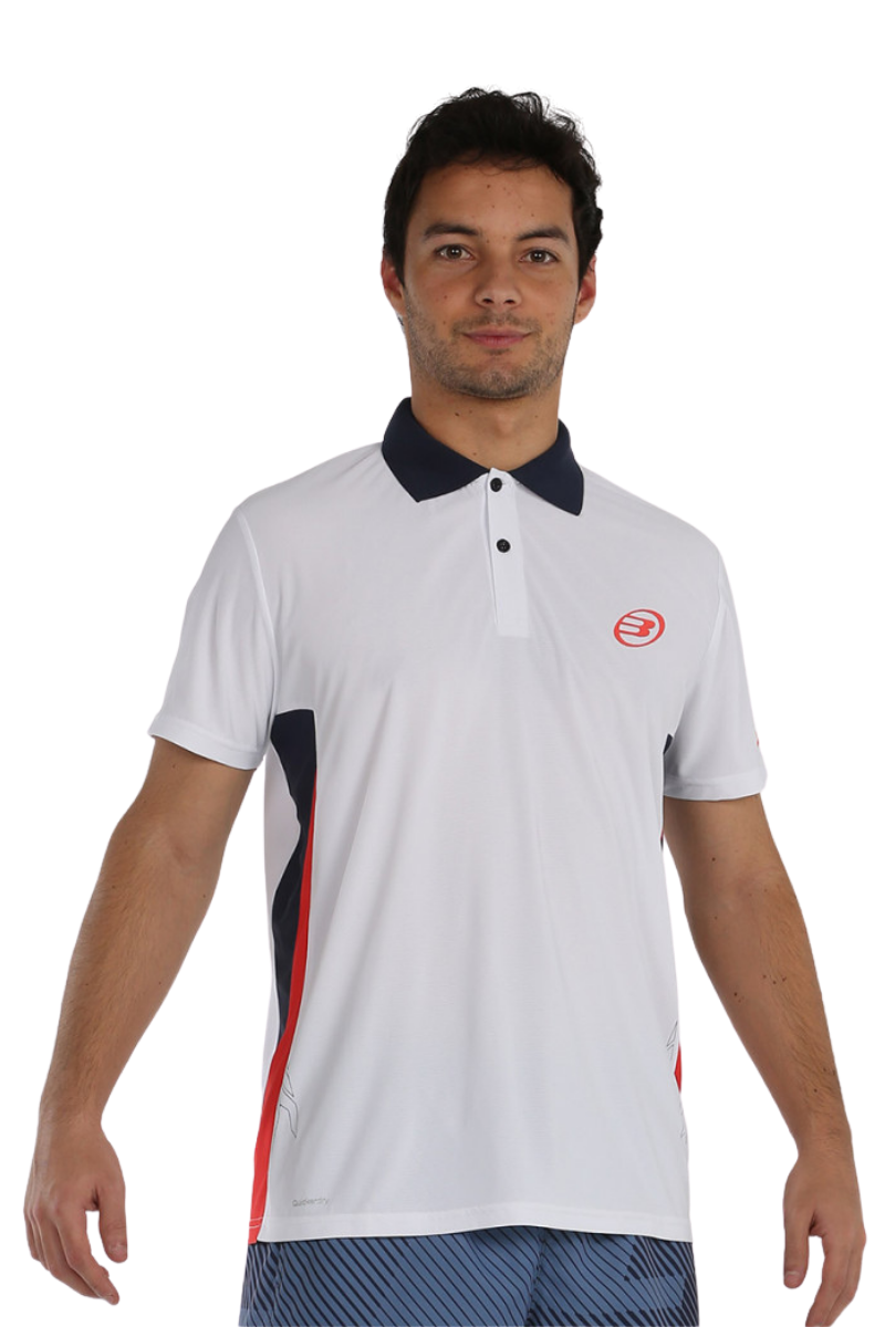Bullpadel Creuse Polo T-shirt - Hvid - Padelrack.dk
