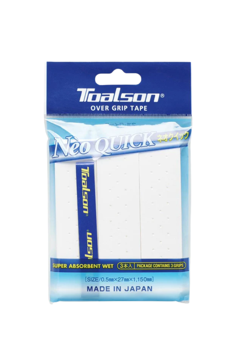 Toalson Néo Quick Overgrip - 3 Pak - Hvid
