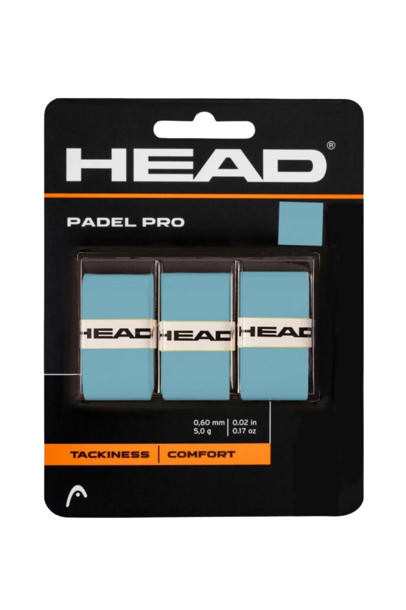 Head Padel Pro Overgrip - 3 Pak - Blå