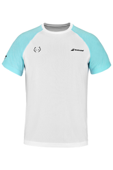 Babolat t-shirt - Hvid/Blå - Juan Lebron