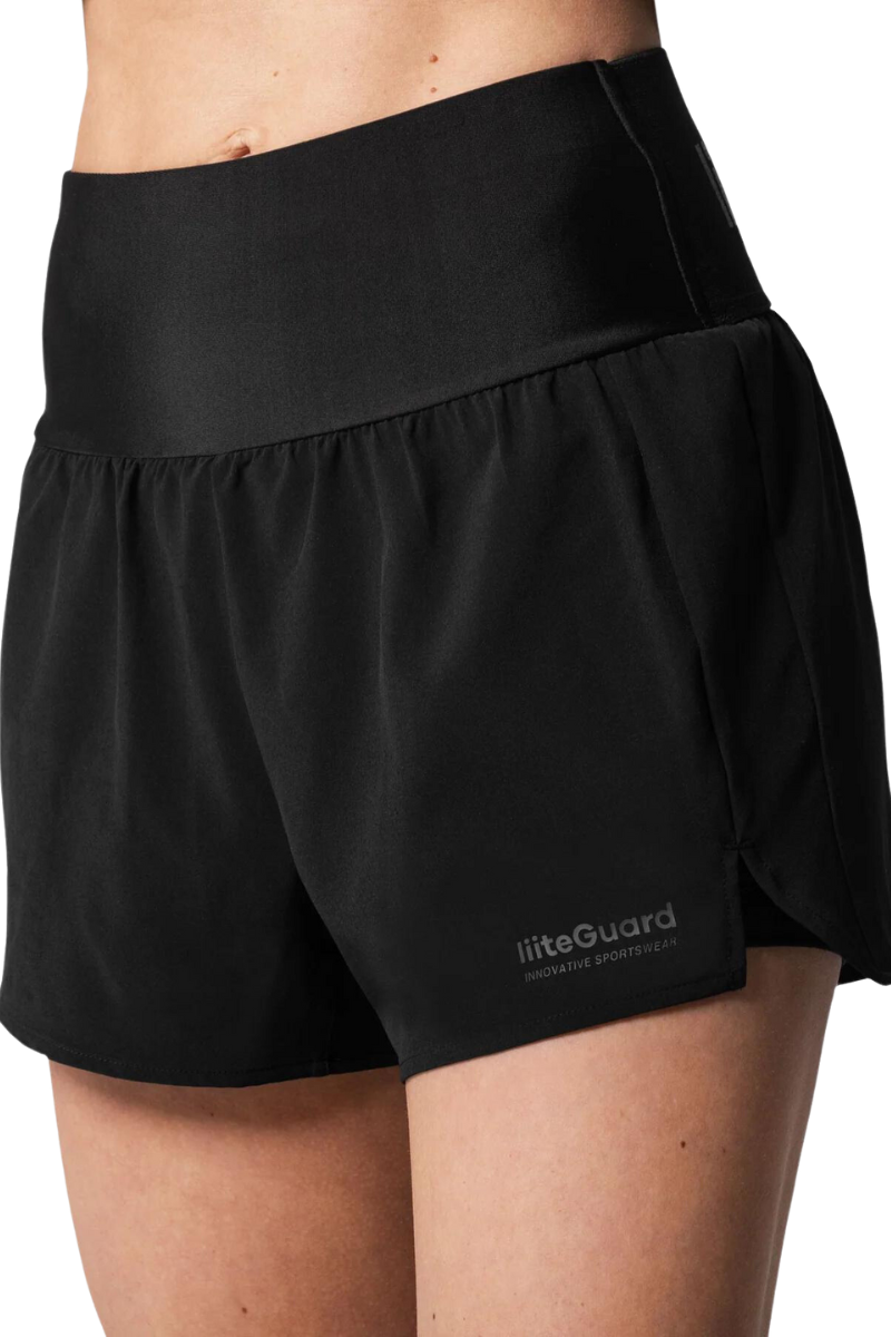 Liiteguard GLU-TECH 2in1 Shorts - Sort - Dame