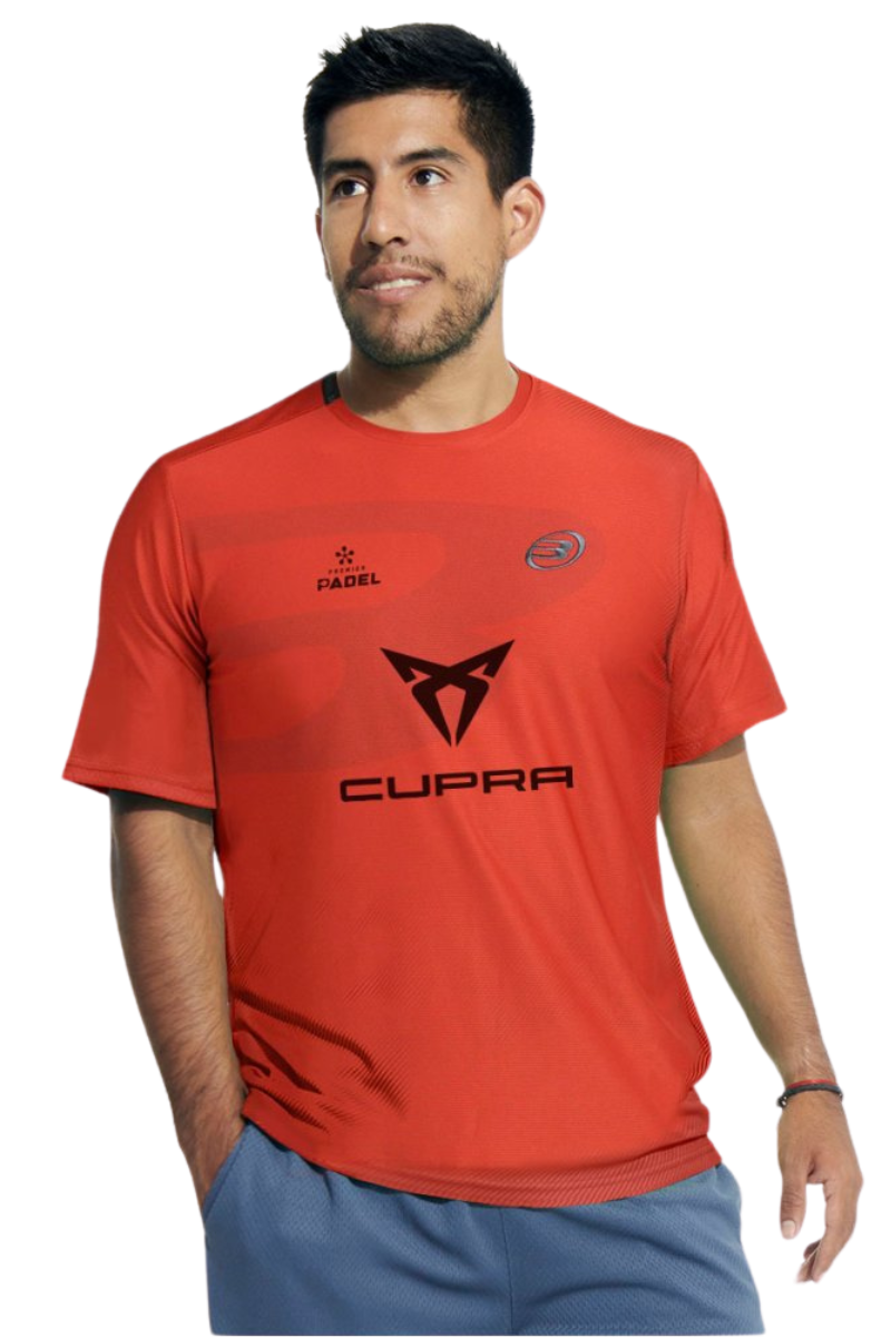 Bullpadel spiller T-shirt - Chingotto - Rød