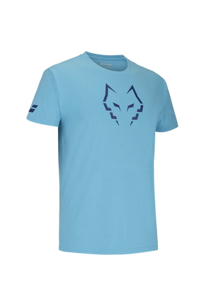 Babolat Cotton T-shirt - Juan Lebrón - Cyan Blue