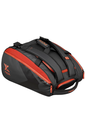 NOX Luxury Open Series padel taske - Sort / Rød 2025