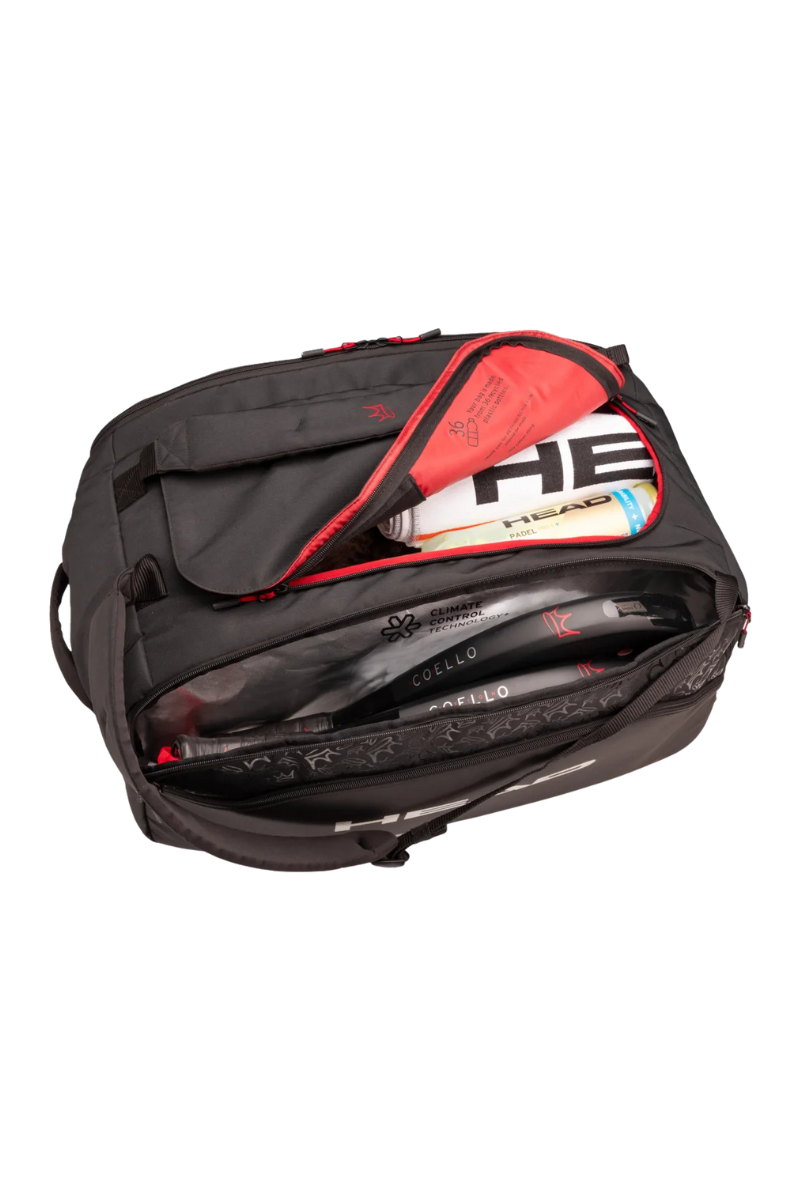 Head Coello Pro X Padel Duffle Bag - Padel Taske - Sort