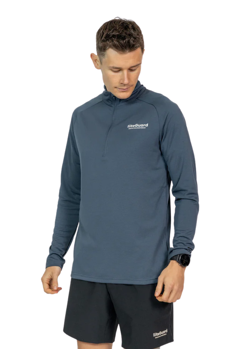 Liiteguard Ground Tech 1/4 zip - Sort - Navy
