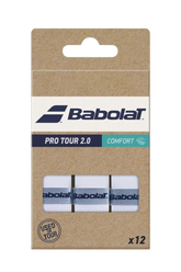 Babolat Pro Tour 2.0 overgrip 12 pak - Hvid