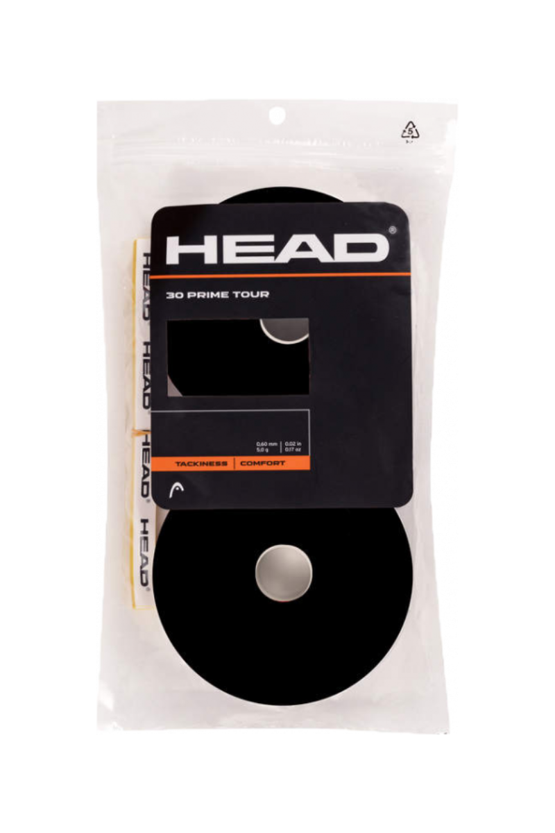 Head Prime Tour Overgrip - 30 Pack - Sort
