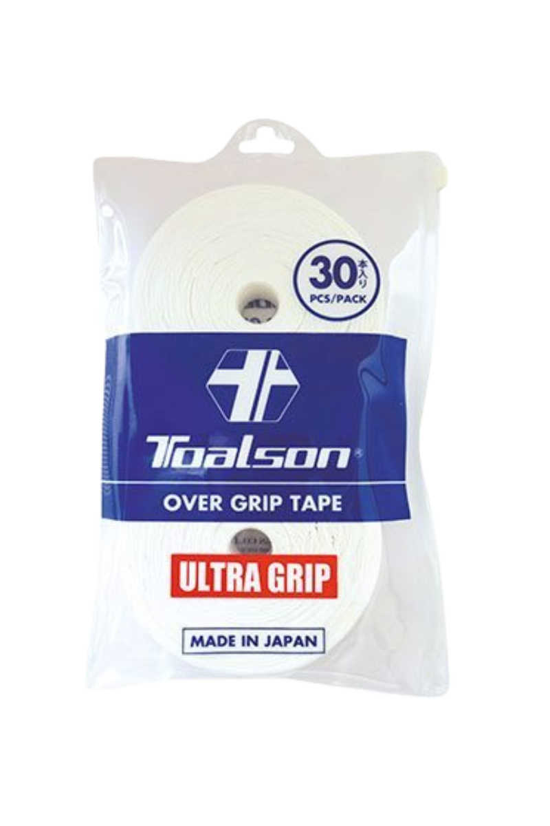 Toalson Ultra Overgrip - 30 Pak - Hvid